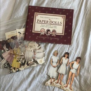 Vintage The American Girls Dolls Paper Dolls